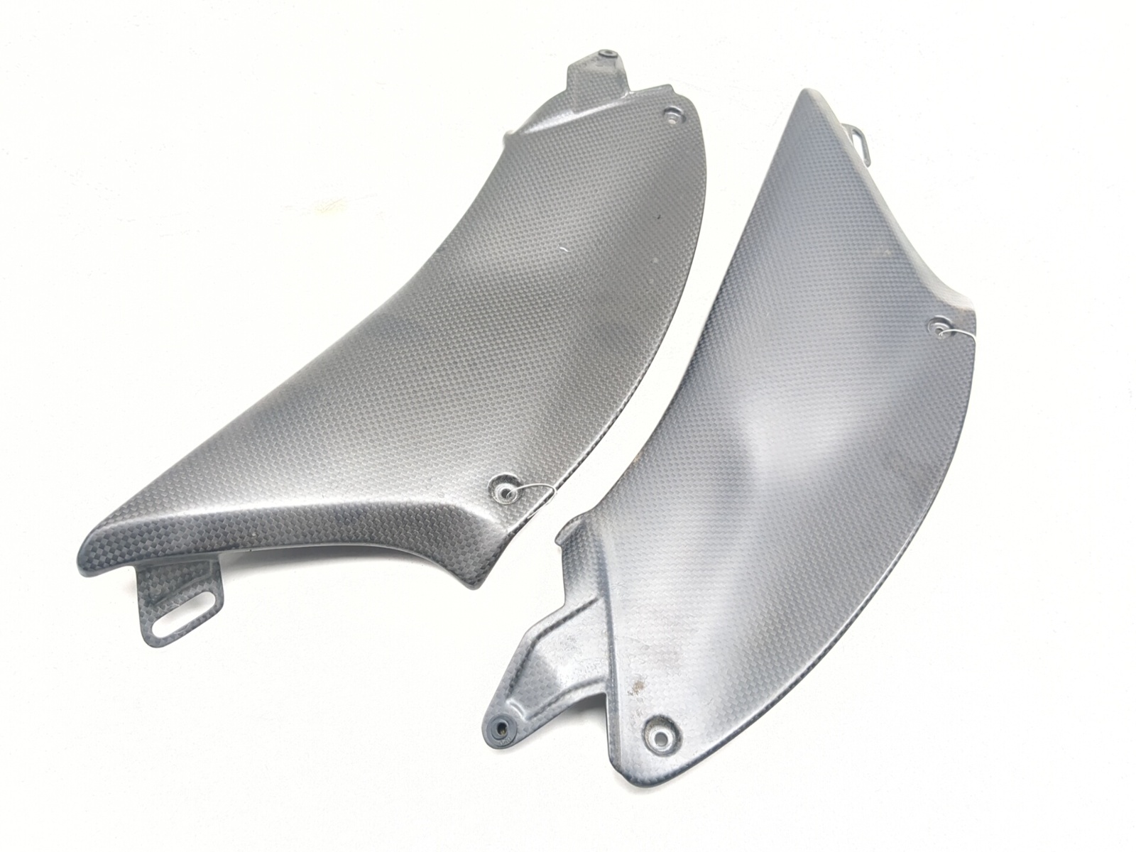 11-14 Ducati Diavel Carbon Left Right Side Fuel Tank Fairing Cover