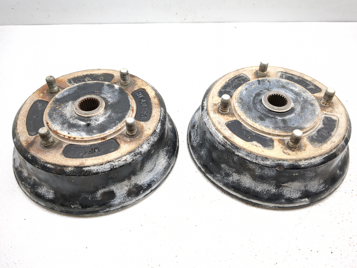 09-23 Kawasaki Mule 4000 KAF620M Rear Wheel Brake Drum Set Pair