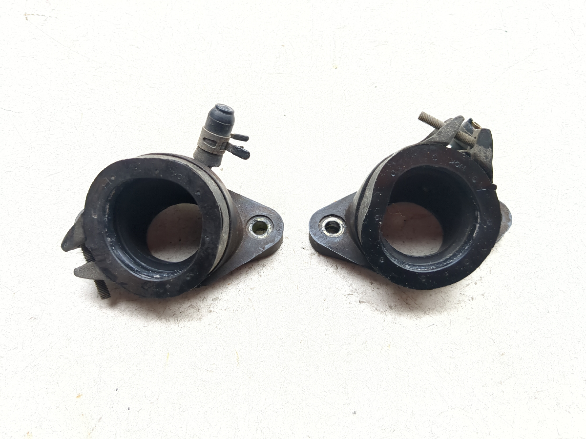 87-00 Yamaha Virago XV535 Air Intake Boot Clamps Set Pair - Sun