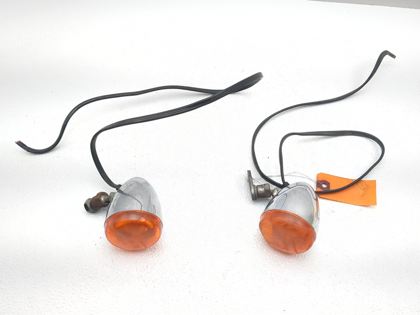 HarleyDavidson Light Flash Motorcle ブラウン 00-07 Harley Davidson Softail Deuce FXSTD Front Turn Signal