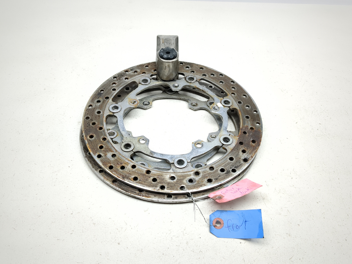07 Yamaha Road Star Warrior XV1700 Front Disc Brake Rotors W/ ABUS Lock