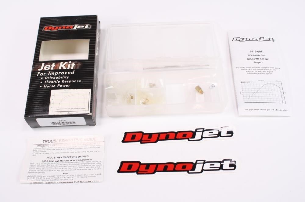 Dynojet 04 KTM 525 SX Stage 1 Carburetor Jet Kit 9119