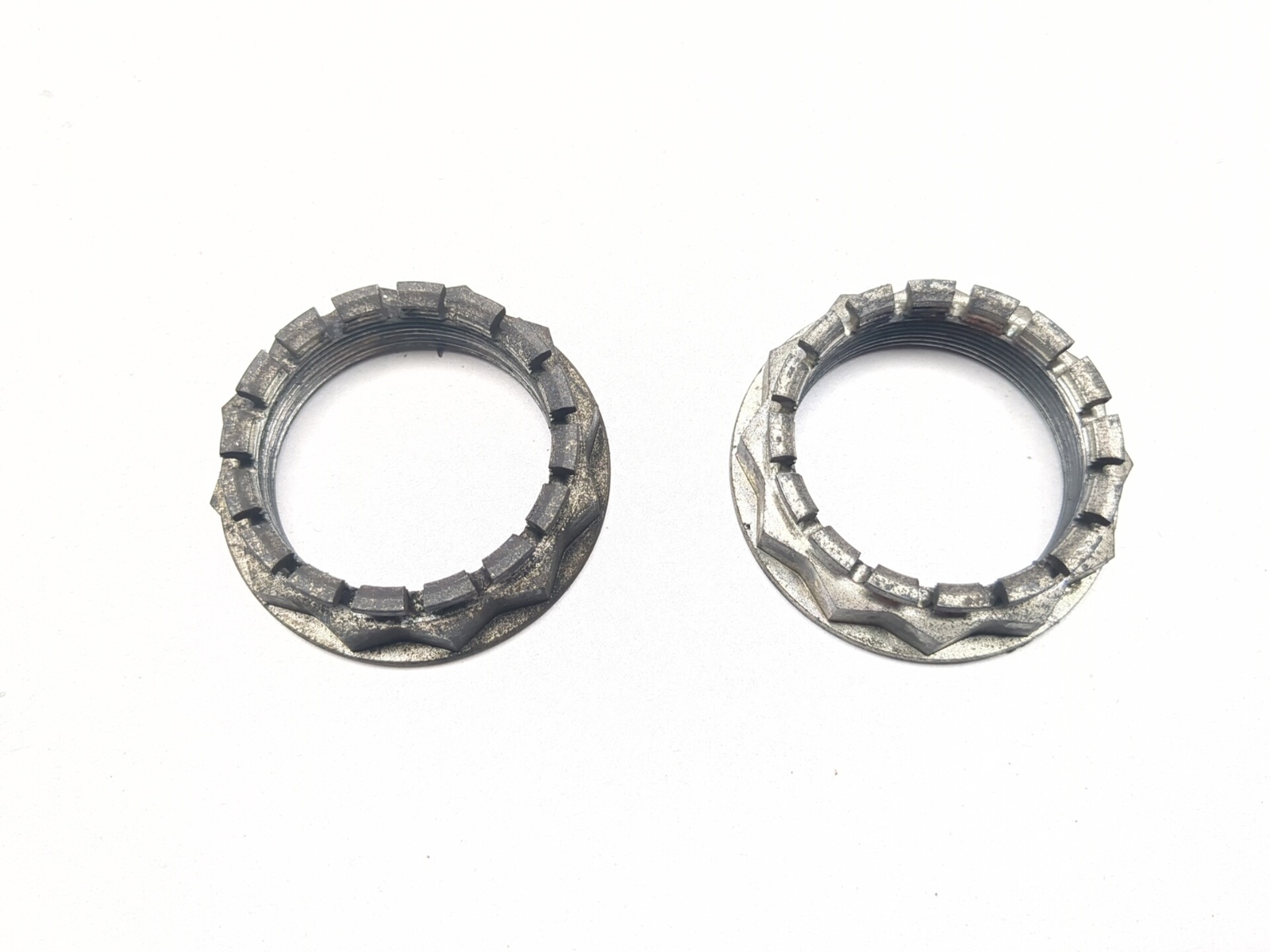 07-11 Ducati 848 1098 1198 Axle Nut Set Pair