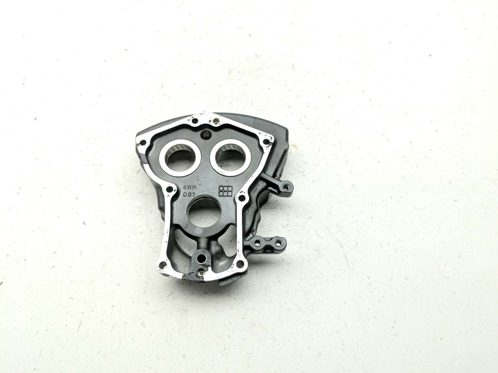 02-09 Yamaha Road Star Warrior XV1700 Camshaft Cam Holder Plate Crankcase Cover