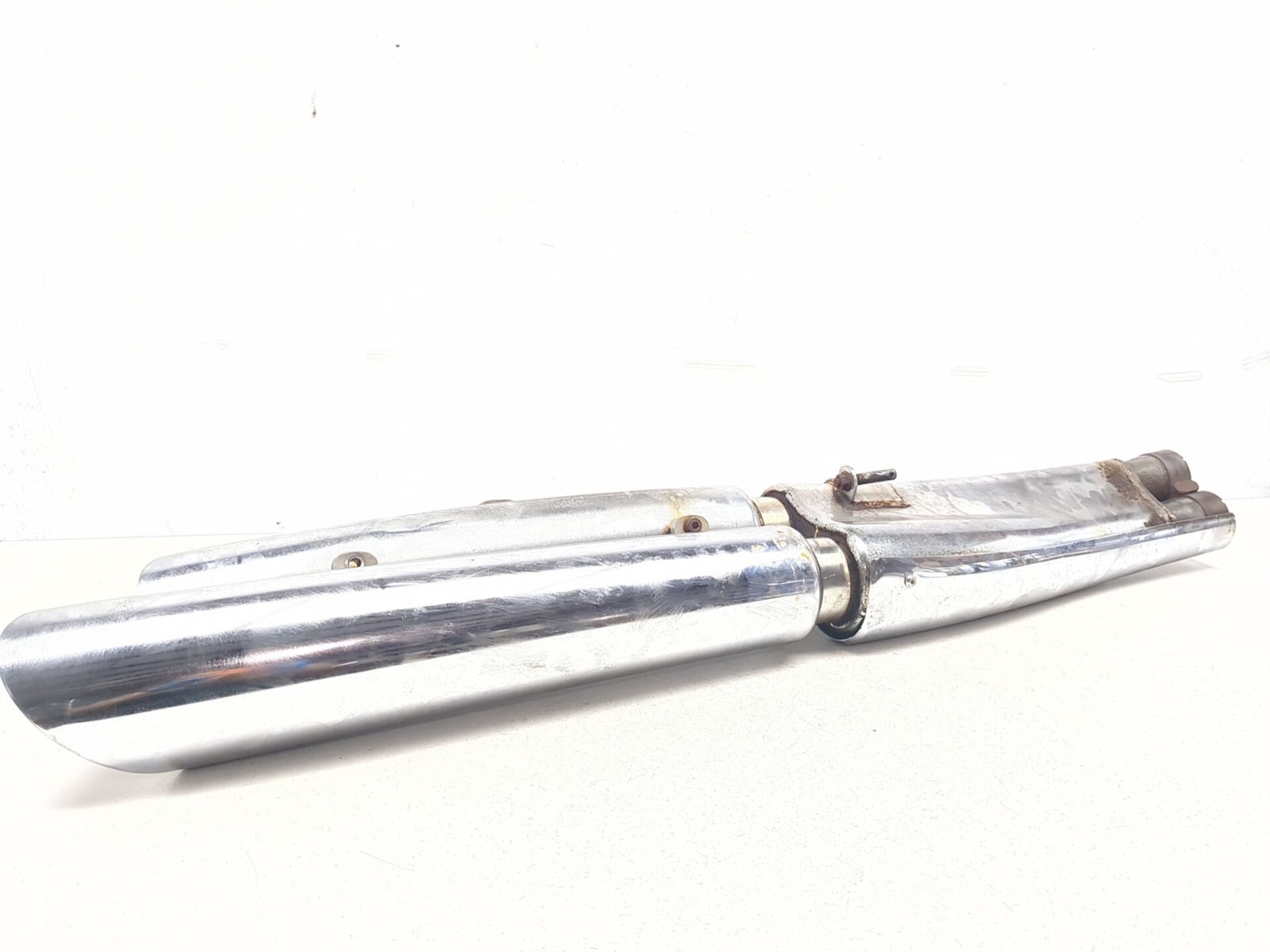 02-06 Harley-Davidson VROD VRSCA Rear Upper Lower Exhaust Mufflers