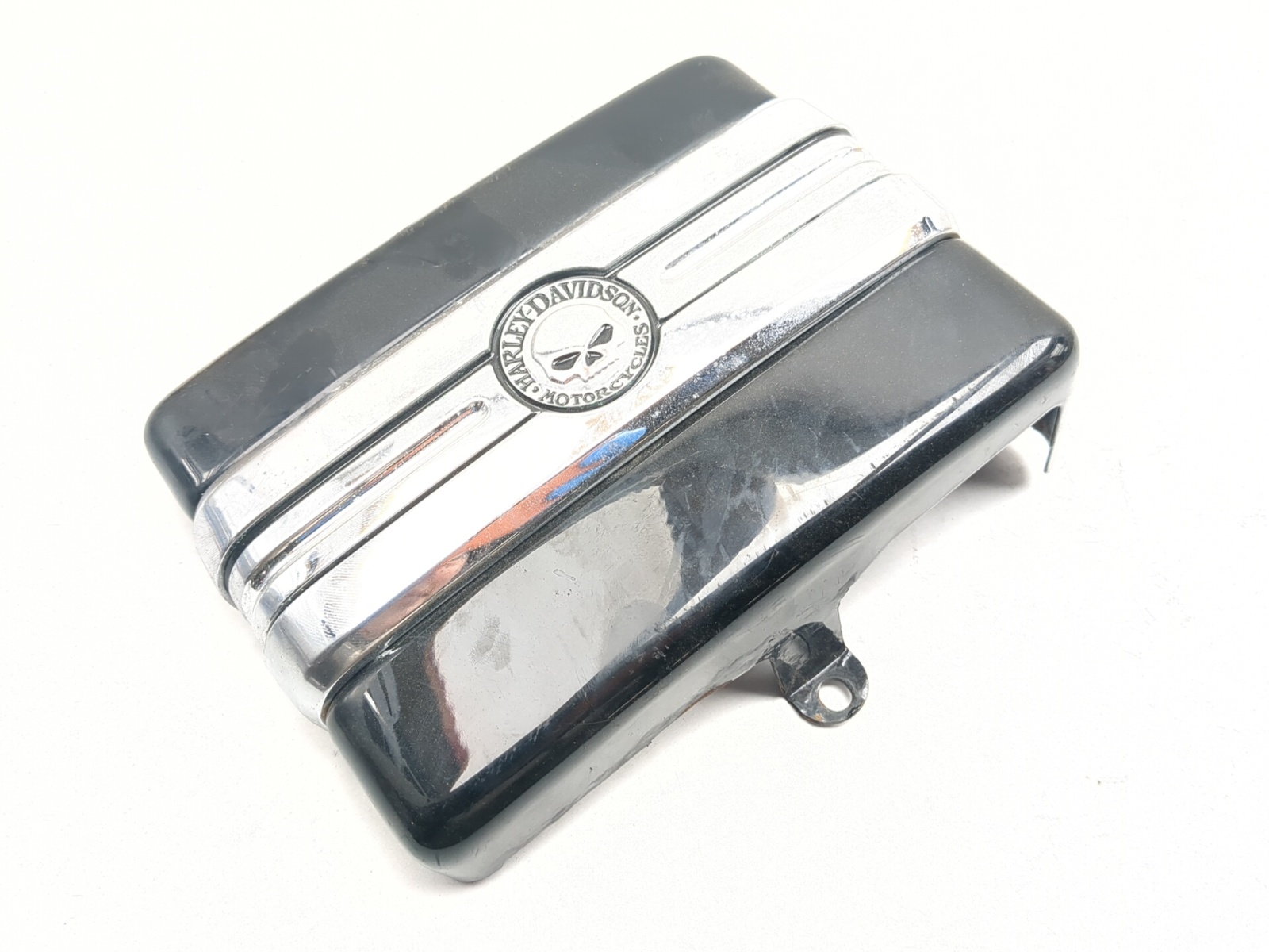 にの 06-14 Harley FXDC Dyna Super Glide Custom Willie G Skull Battery