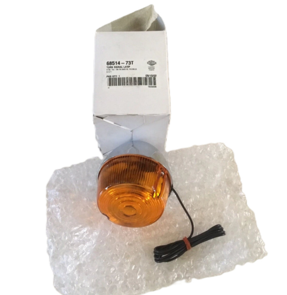 1973-1984 HARLEY-DAVIDSON FX, XL OEM TURN SIGNAL LAMP 68514-73T