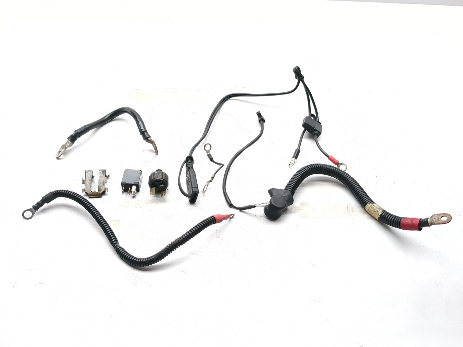 00-06 Harley Davidson Fat Boy FLSTF Relay Switch Battery Cable Set 00-06 Harley Davidson Fat Boy FLSTF Relay Switch Battery Cable Set