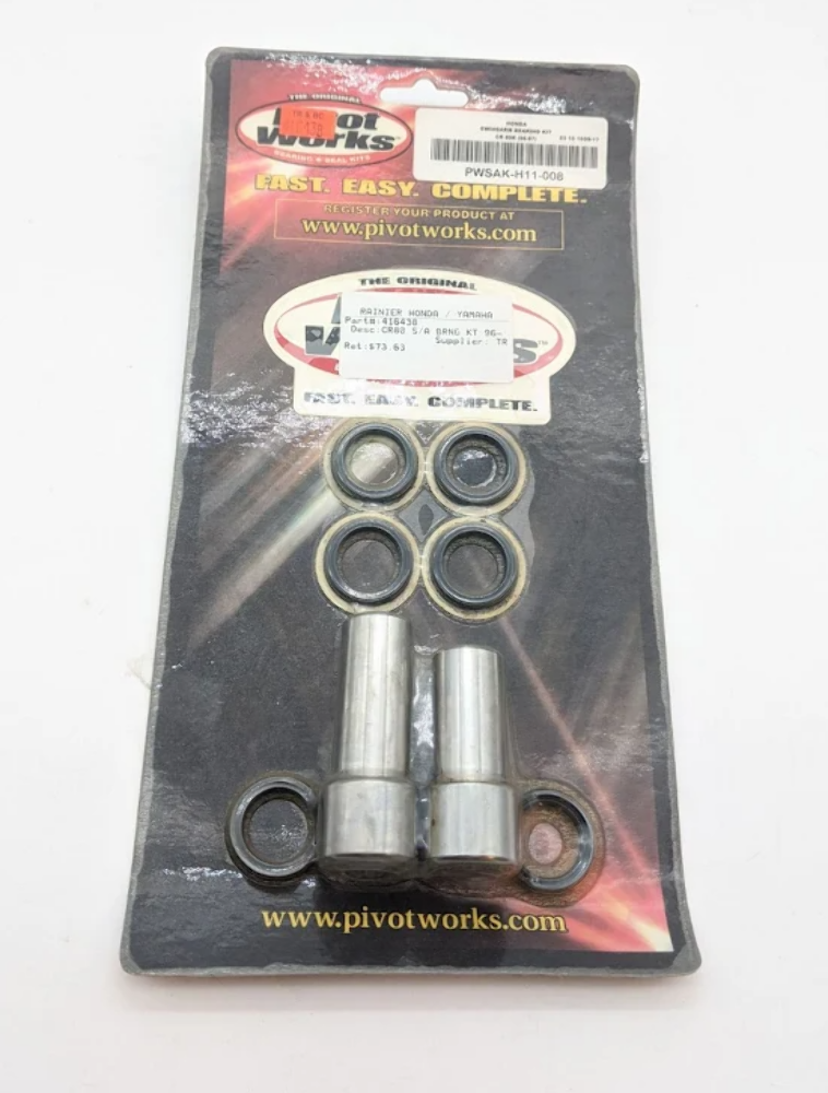 1996-1997 Honda CR80R Swingarm Bearing Kit By Pivot Works PWSAK-H11-008