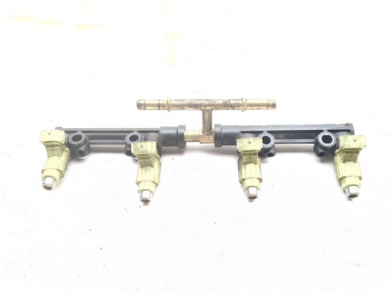 05 06 Kawasaki ZX6 ZX 636 Secondary Gas Fuel Rail with Injectors