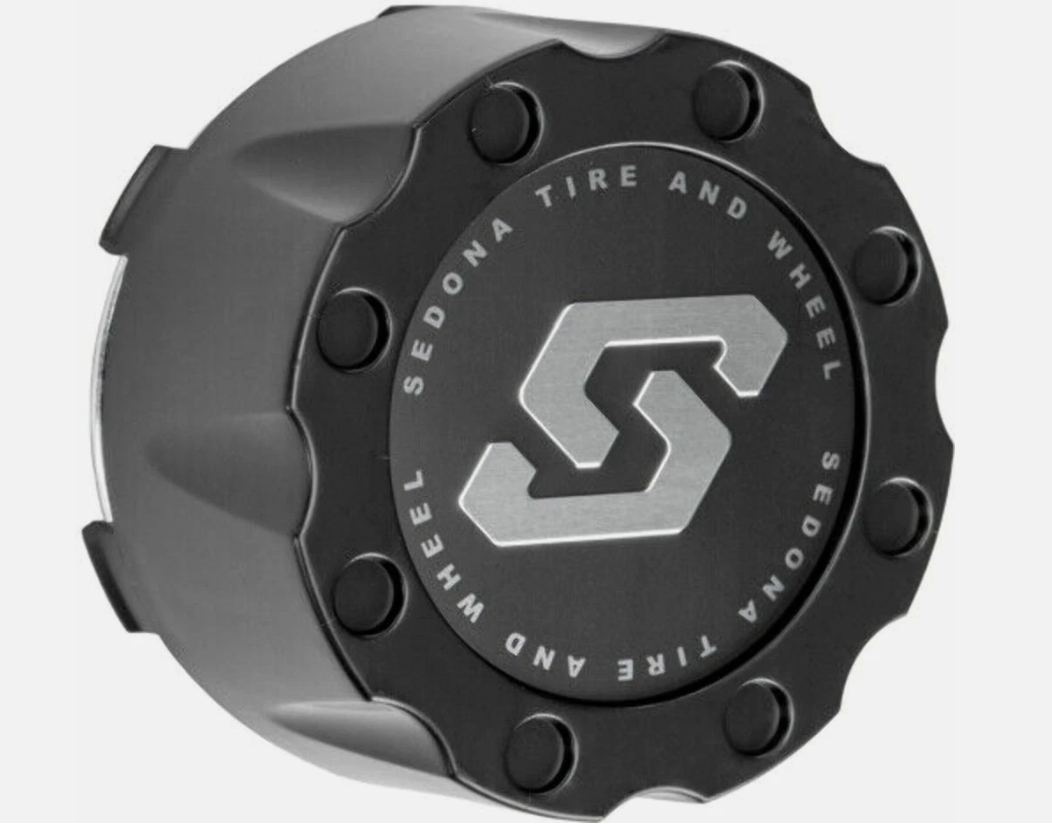 SEDONA CP-A8-110B-S Wheel Center Cap Black 570-0003
