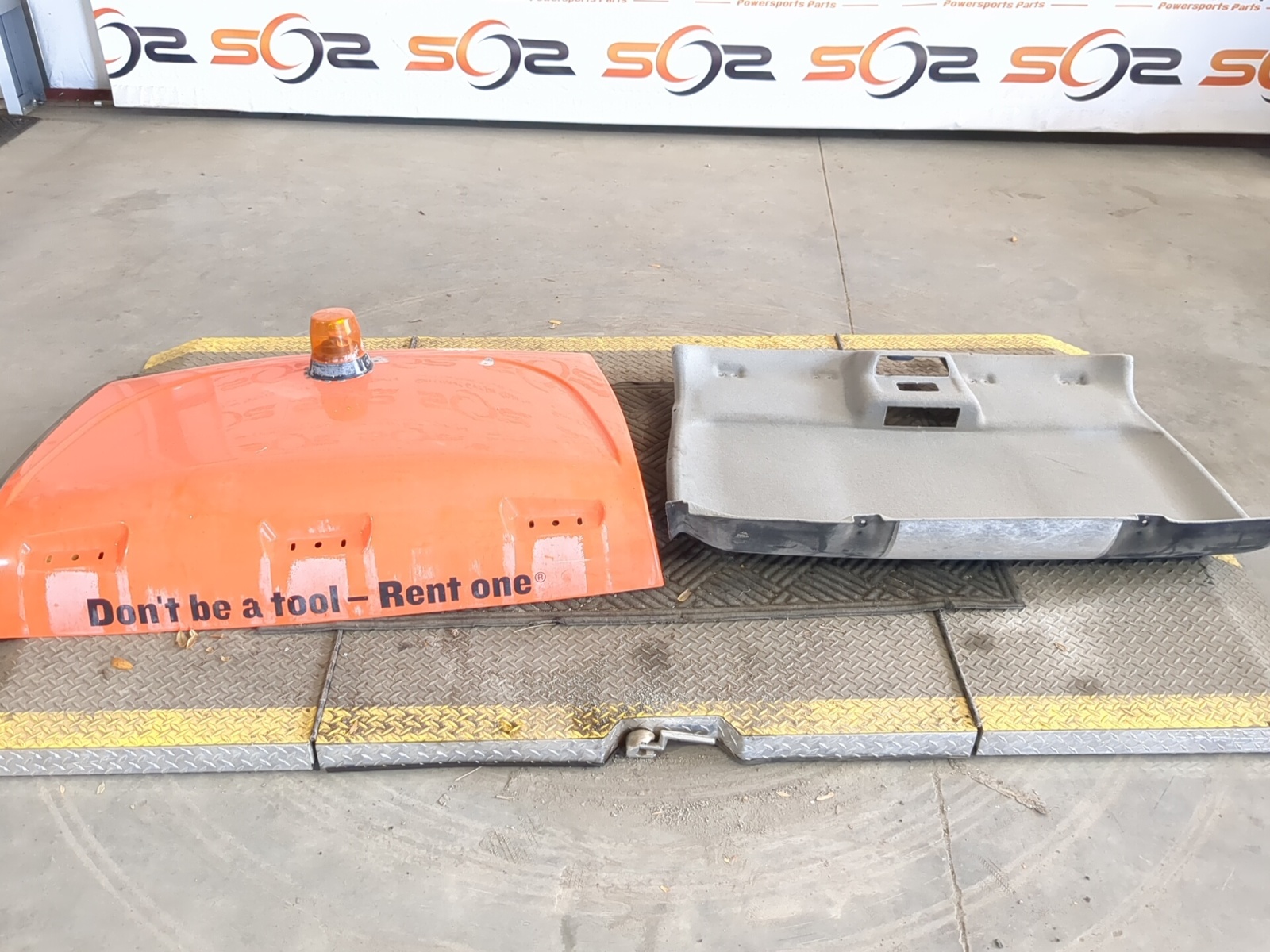 14-25 Kubota RTV X1100C Roof Panel Headliner Set 41801-11102 - Sun