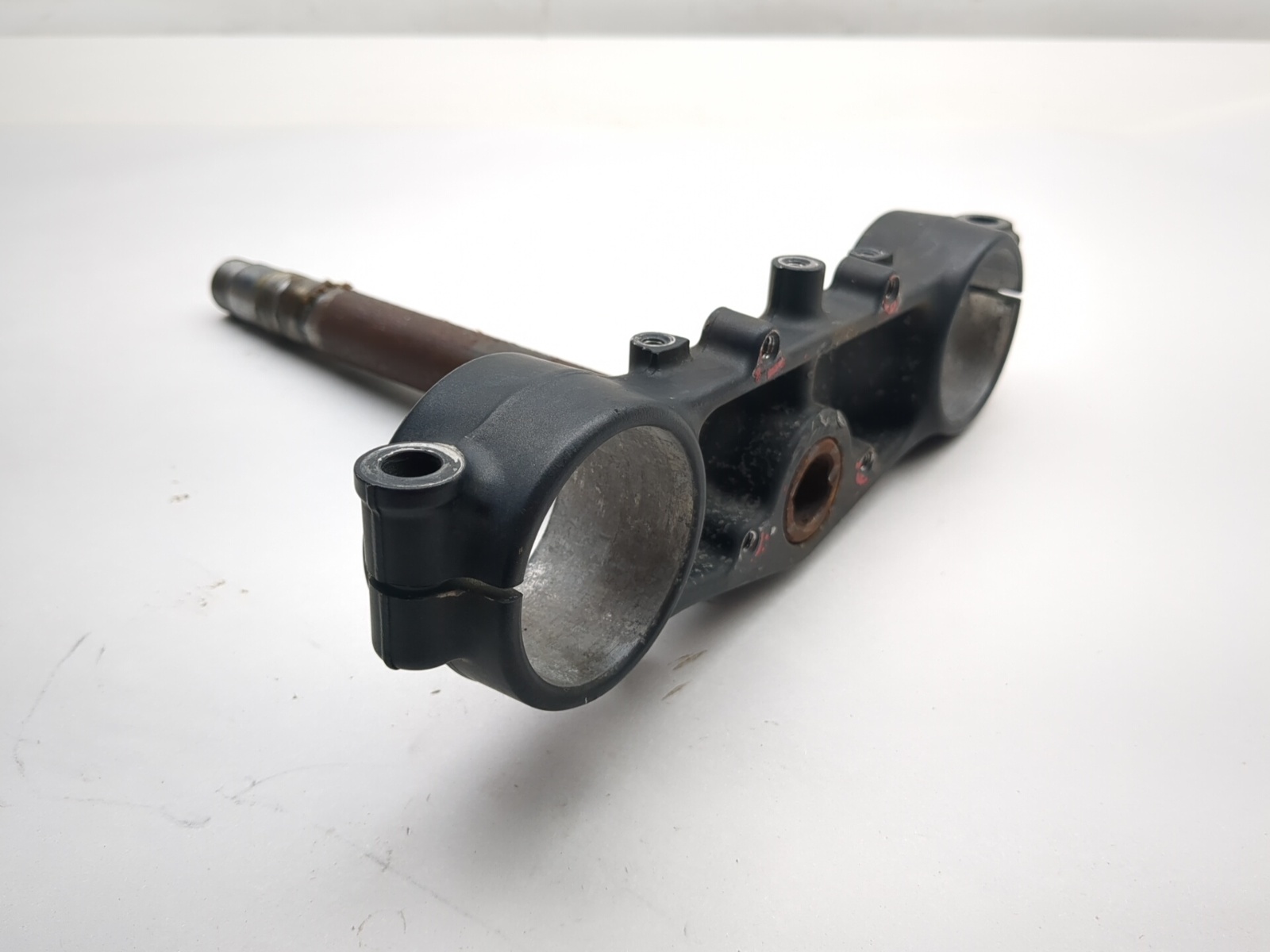 09-14 Kawasaki KLX 250 Front Lower Triple Tree Stem Clamp Bottom