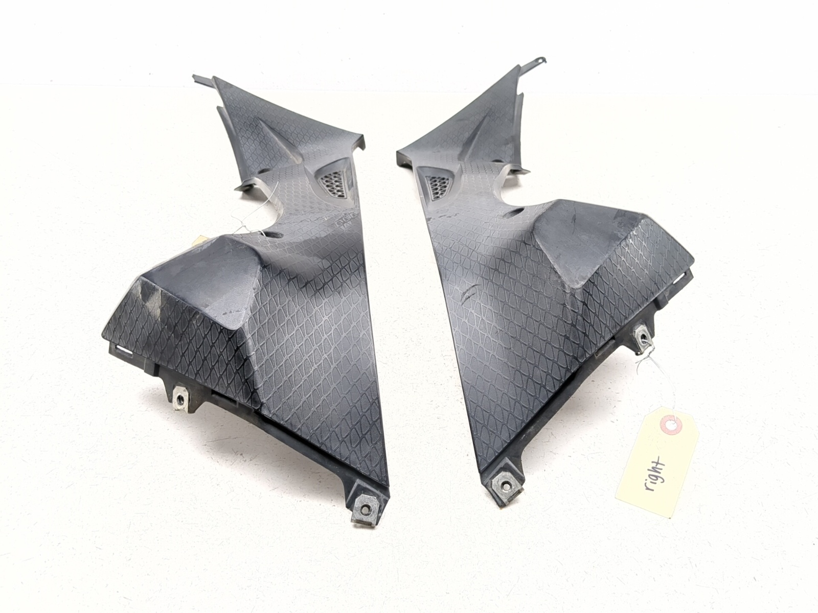 パーツ BMWs1000rr 09-14 BMW S1000RR Left Right Inner Fairing Panel Set 46637715925