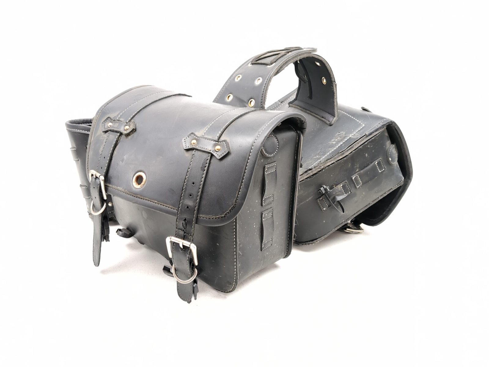 バッグ And D 99-05 Harley Davidson FXDWG Dyna Wide Glide Rear Saddlebag Set