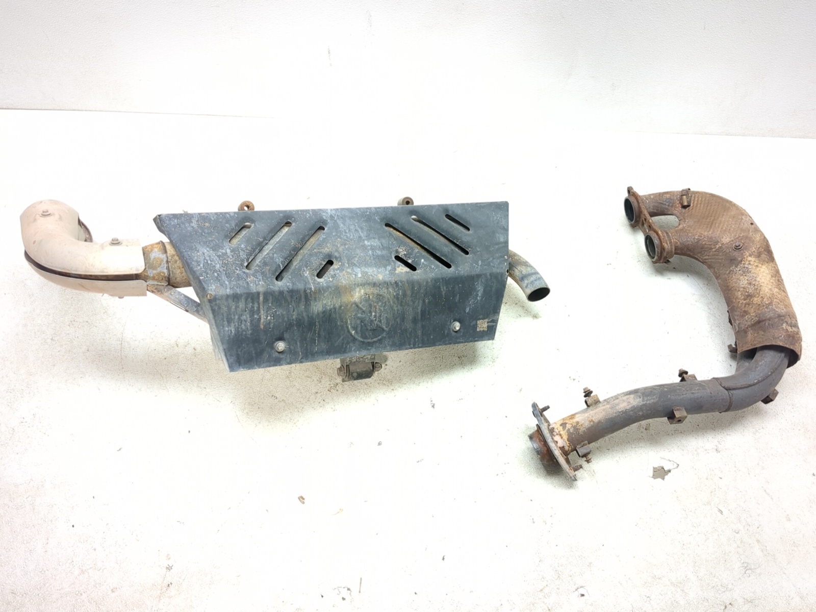 22 Segway Fugleman UT10 X Rear Muffler Header Pipe Set OEM U09-A320003-PB0-00