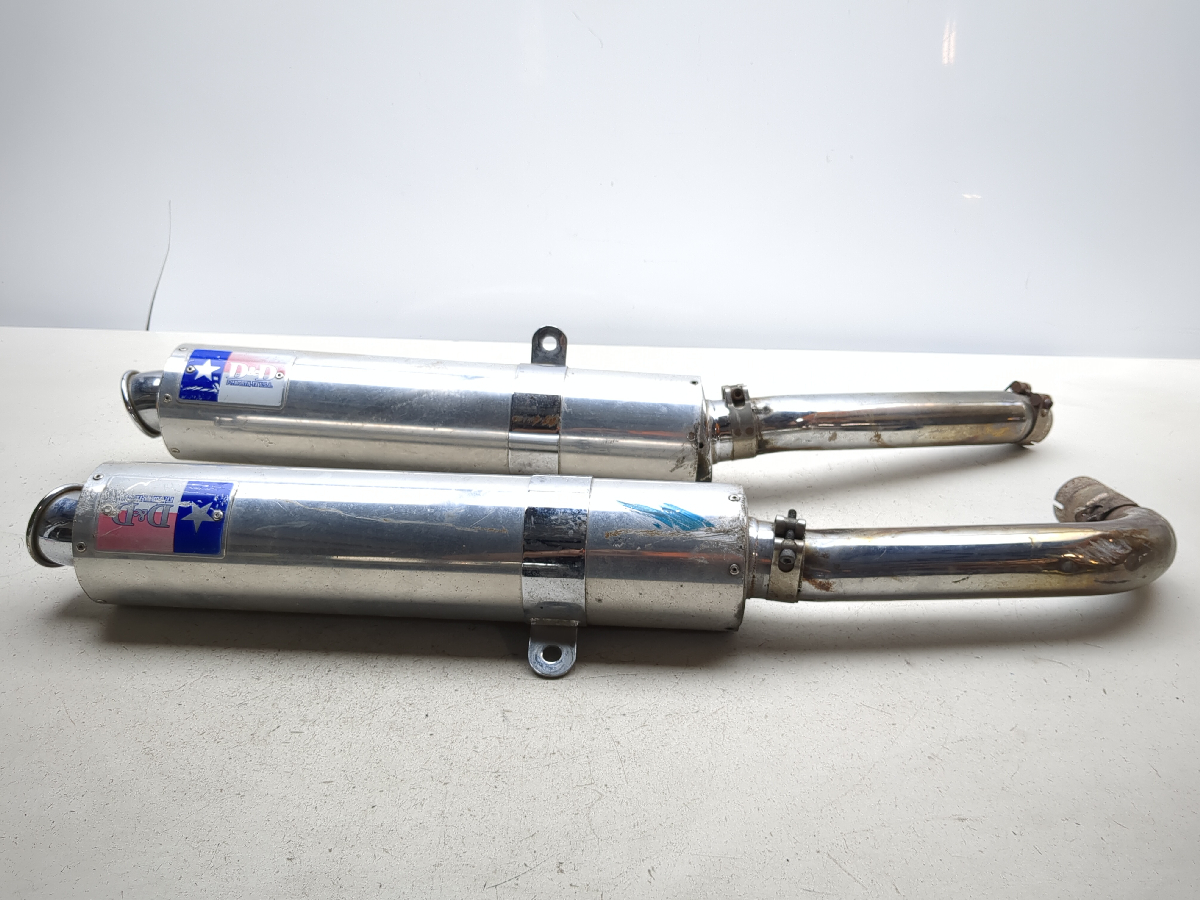 97-05 Honda Super Hawk VTR1000F D&D  Exhaust Muffler Silencer Cans
