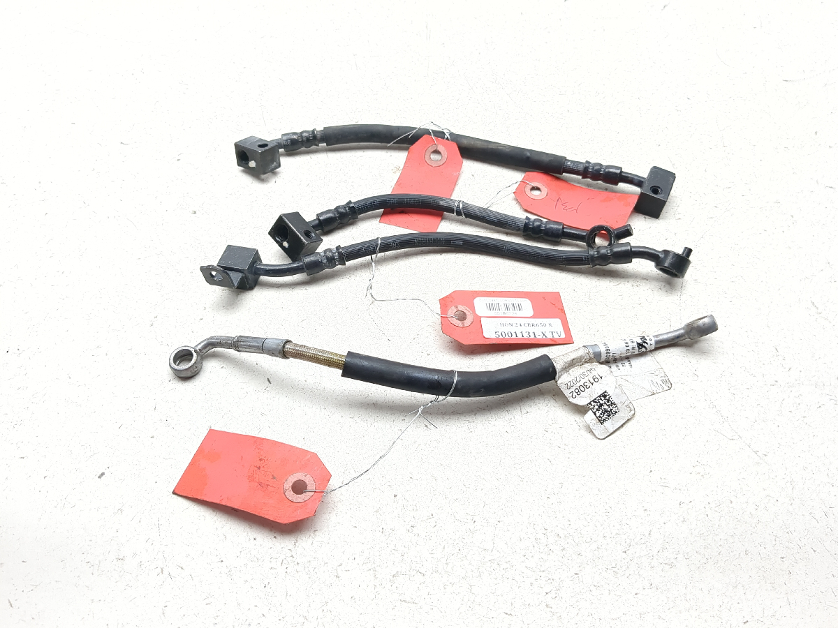 24 25 Honda CBR650R Rear ABS Brake Line Hose Set