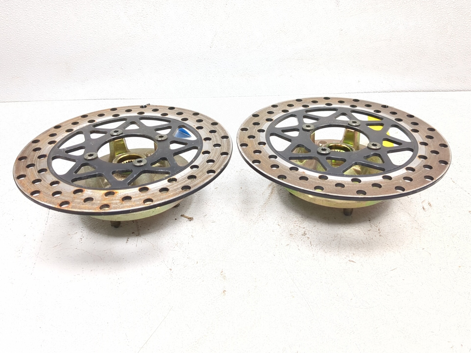 22-24 Kandi EV Cowboy E10K Front Left & Right Wheel Hub & Brake Rotor Set Pair