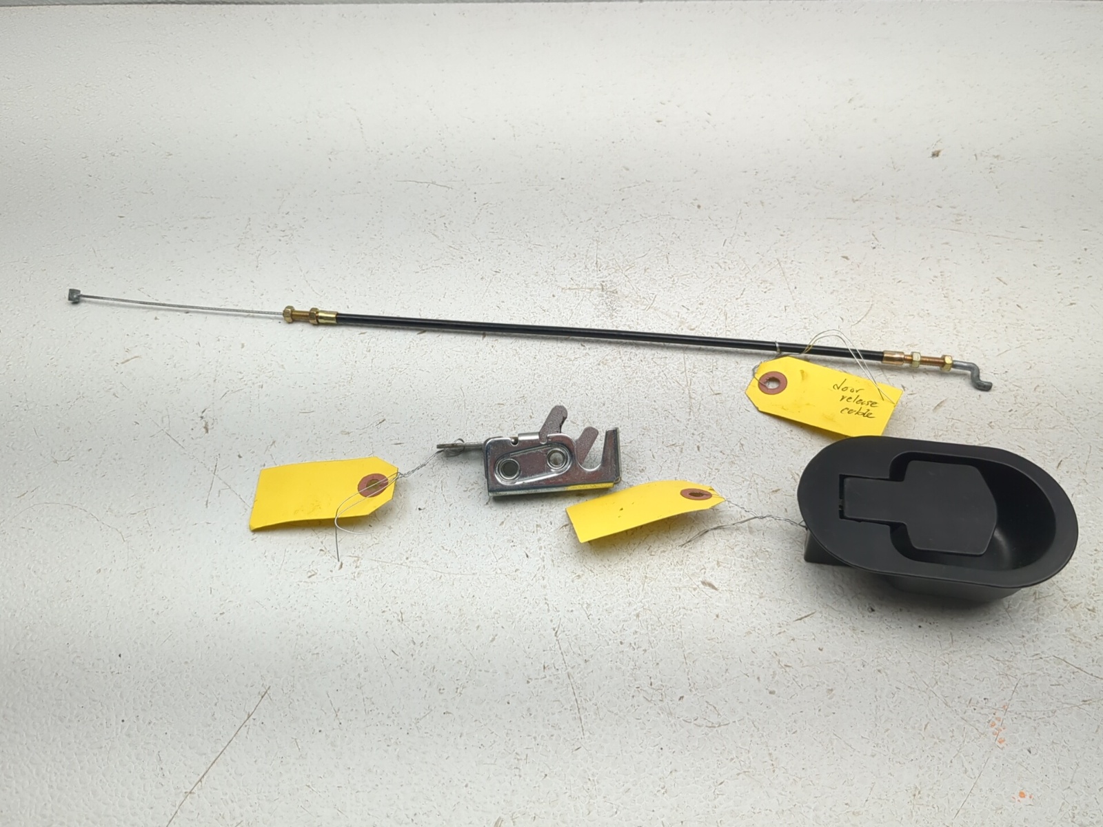 22-24 Kandi EV Cowboy E10K Front Left Door Handle W/ Latch & Release Cable Set