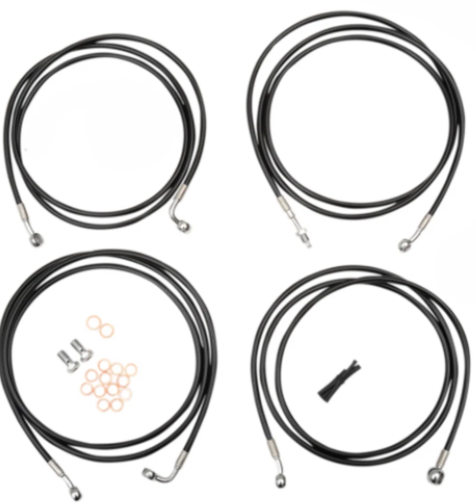 LA Choppers 12-14" Handlebar Cable Kit '14 Harley FLH (Missing Wires) 0610-1251