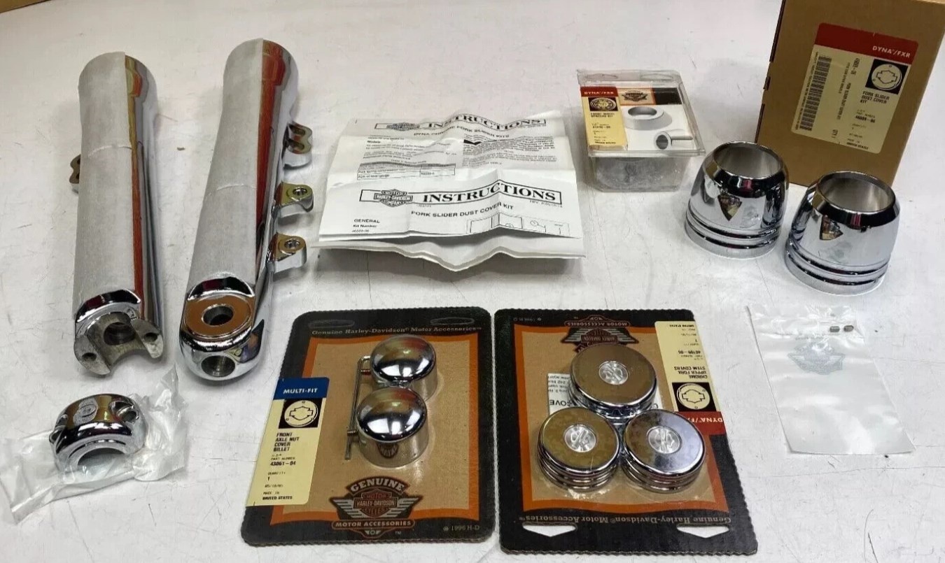 Ｒ１ 06-07 Harley-Davidson Dyna Wide Glide Fxdwg Chrome Front End Kit