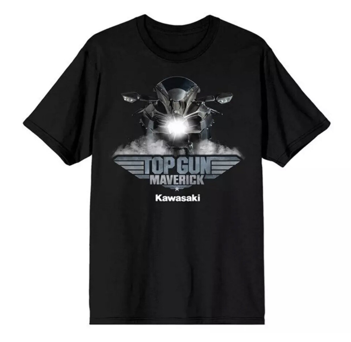 Kawasaki Ninja H2 H2R ZX10R Top Gun Maverick T-Shirt Black XL K002