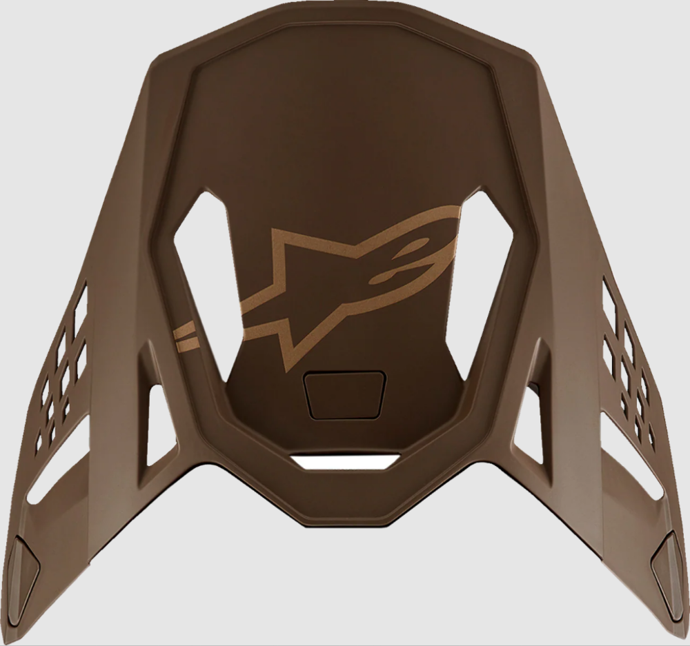 ALPINESTARS Supertech M10 Visor - Squad - Dark Brown/Gold 8982723