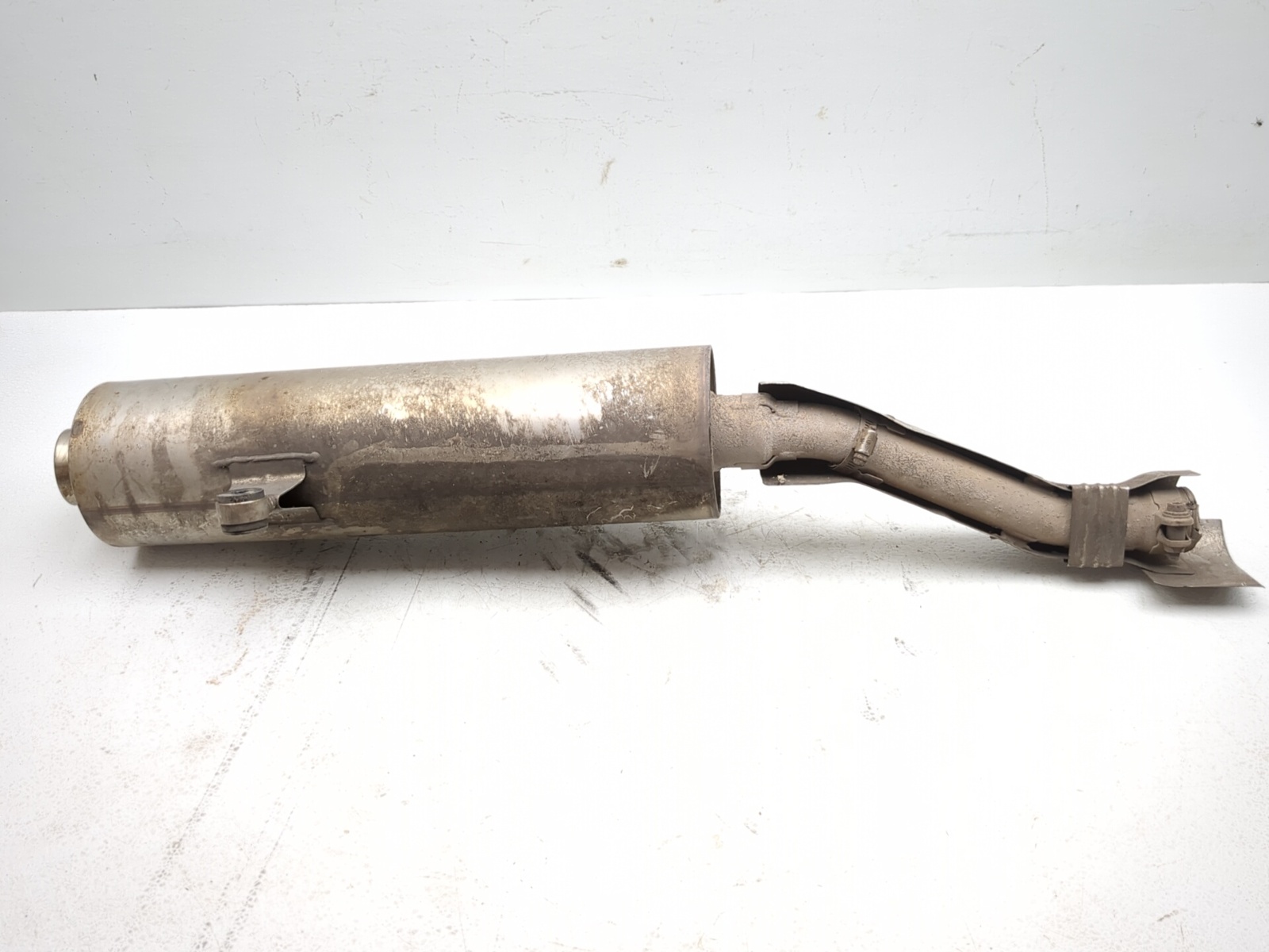 08-24 Suzuki KingQuad 750 AXI Rear Exhaust Muffler Can Pipe 14320