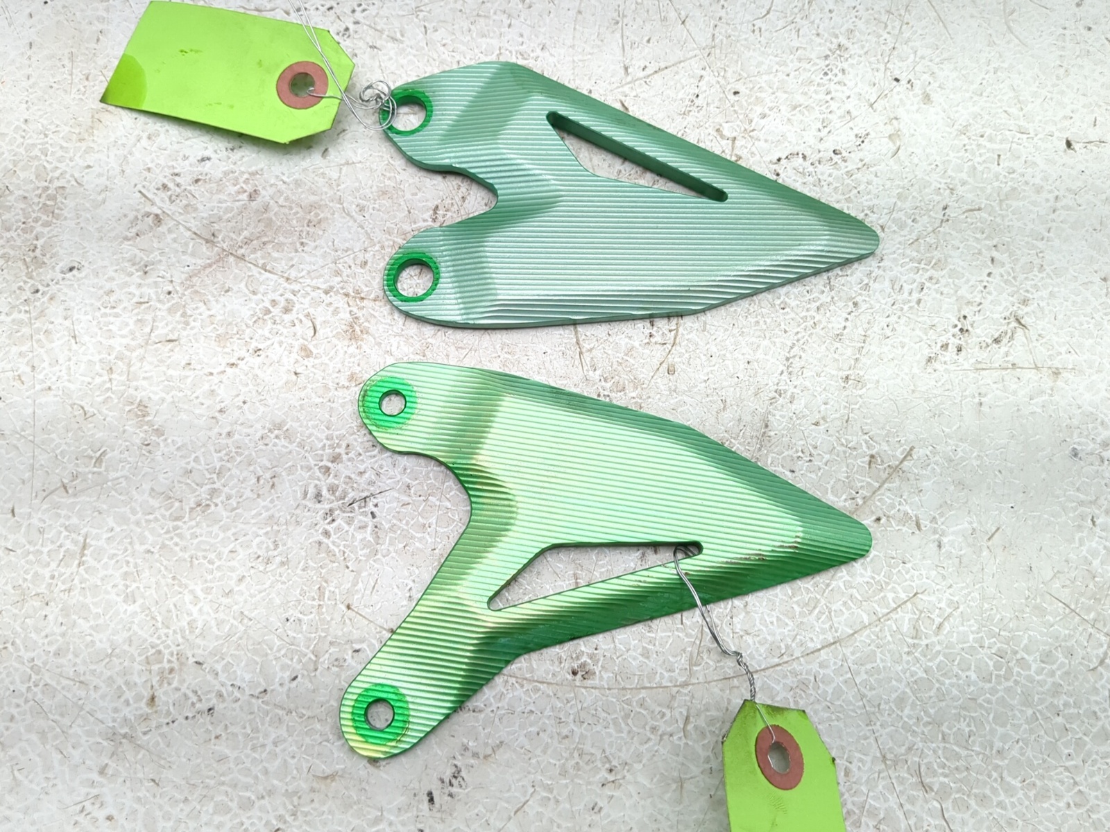 18-26 Kawasaki Ninja 400 EX400 Left Right Rearset Heel Guard Set