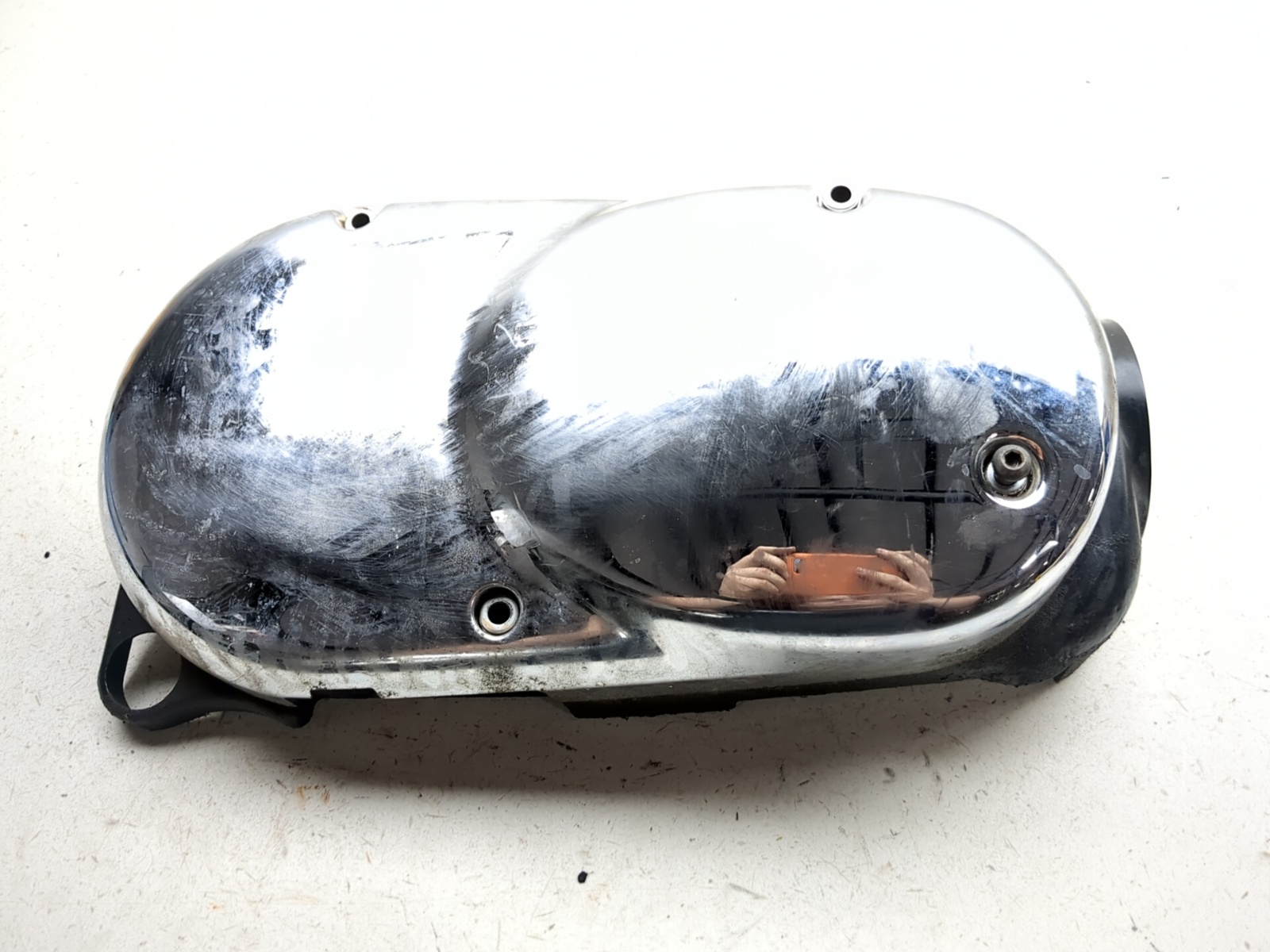 05-08 Kawasaki VN1600 Vulcan Nomad Left Outer Engine Cover 14091-1550