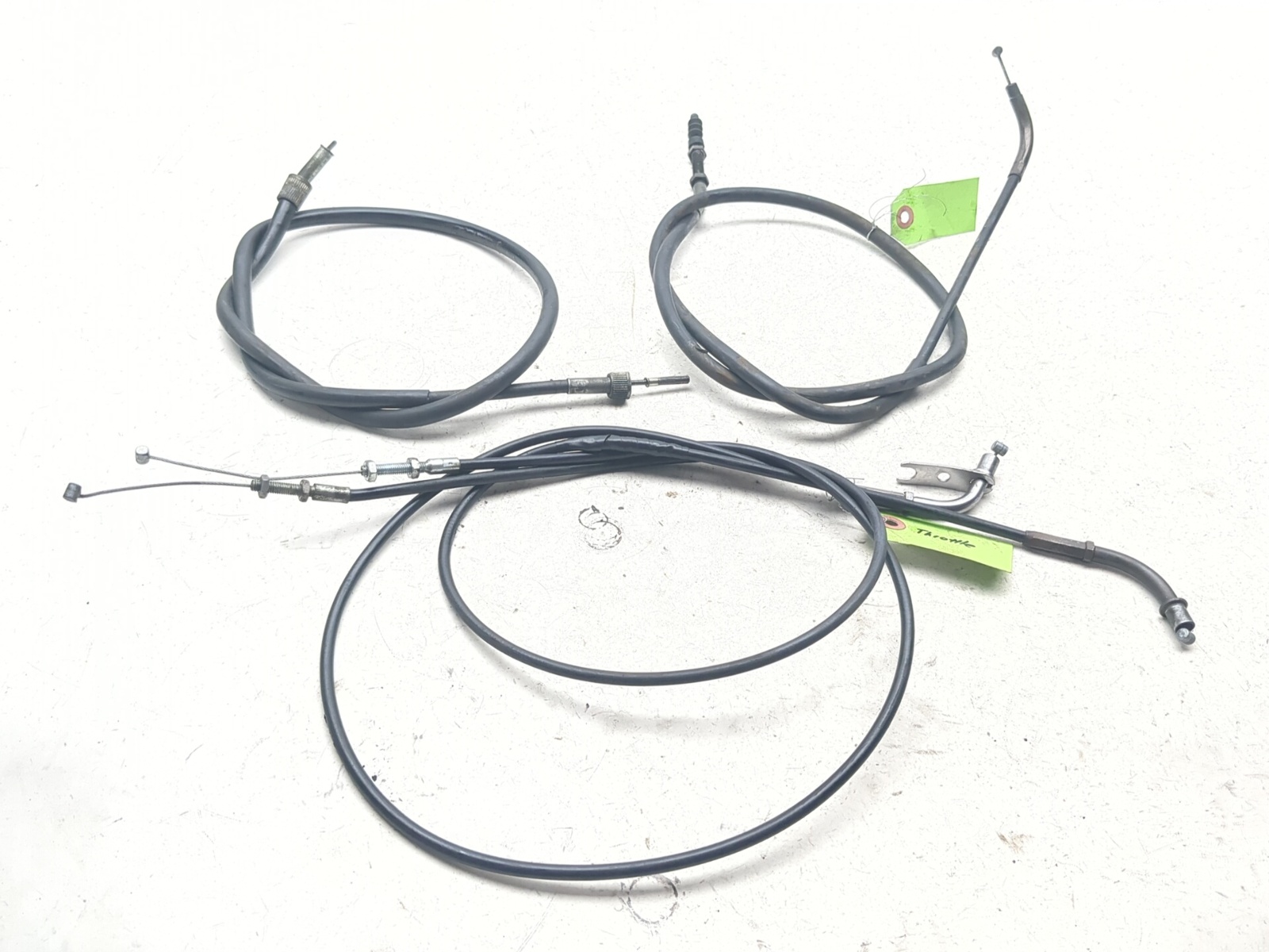96-09 Kawasaki Vulcan 500 EN500C Front Throttle Clutch Cable Set