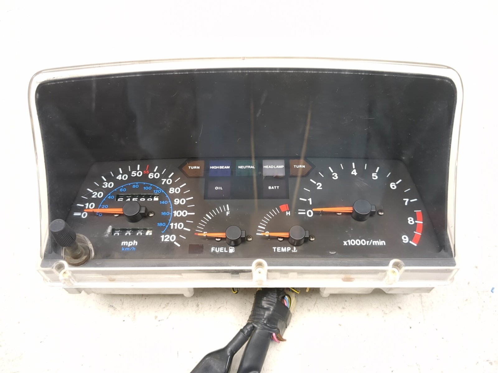 86-03 Kawasaki Voyager ZG1200 Speedometer Tach Dash Cluster Gauge