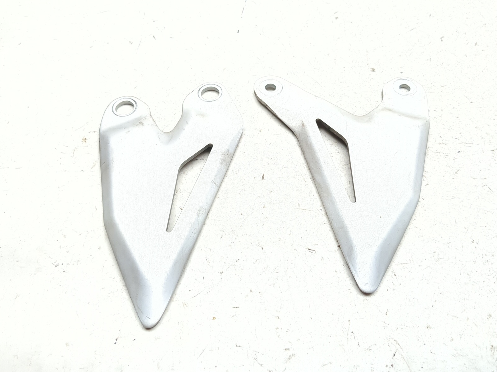 24-26 Kawasaki Ninja EX500 Left Right Heel Guard Set 55020-2195