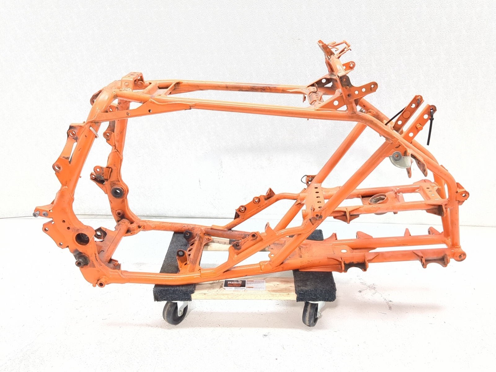 04-09 Yamaha YFZ450X YFZ450 Main Frame Chassis STRAIGHT SLVG