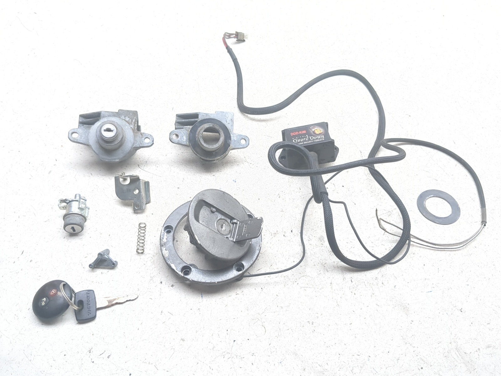 10-17 Victory Cross Country Digital Gaurd Dawg Ignition Cap Lock Key Kit Set