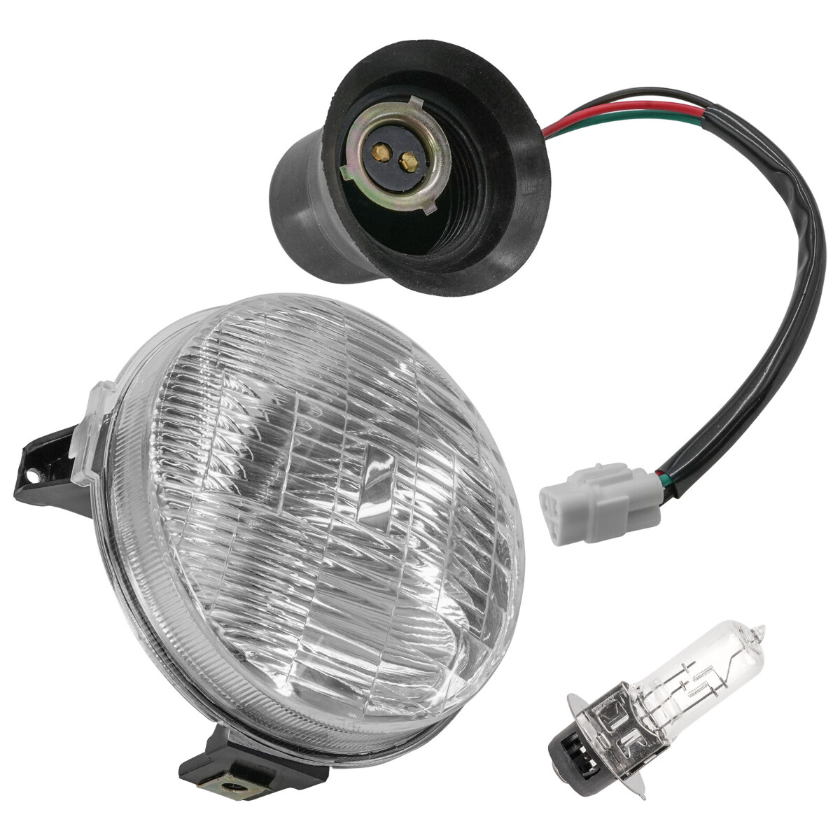 【らいおん丸】 00-12 Yamaha Big Bear Kodiak Grizzly 400 450 660 Headlight Lens