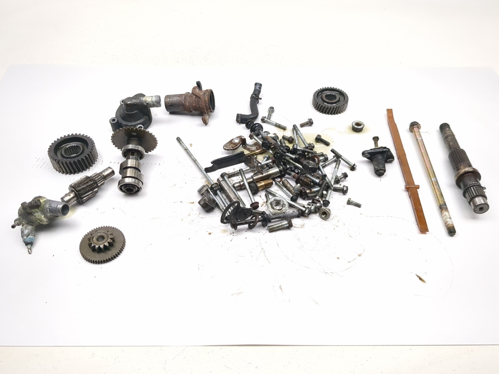 92-01 Honda Helix CN250 Engine Bolt Nut Screw Gear Axle Shaft Kit Set