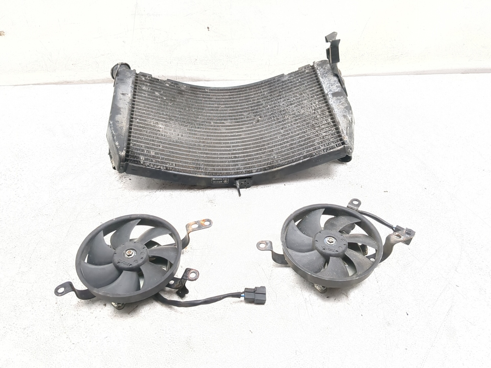 04-06 Yamaha YZF R1 YZF-R1 Front Radiator Cooling Fan Set 5VY