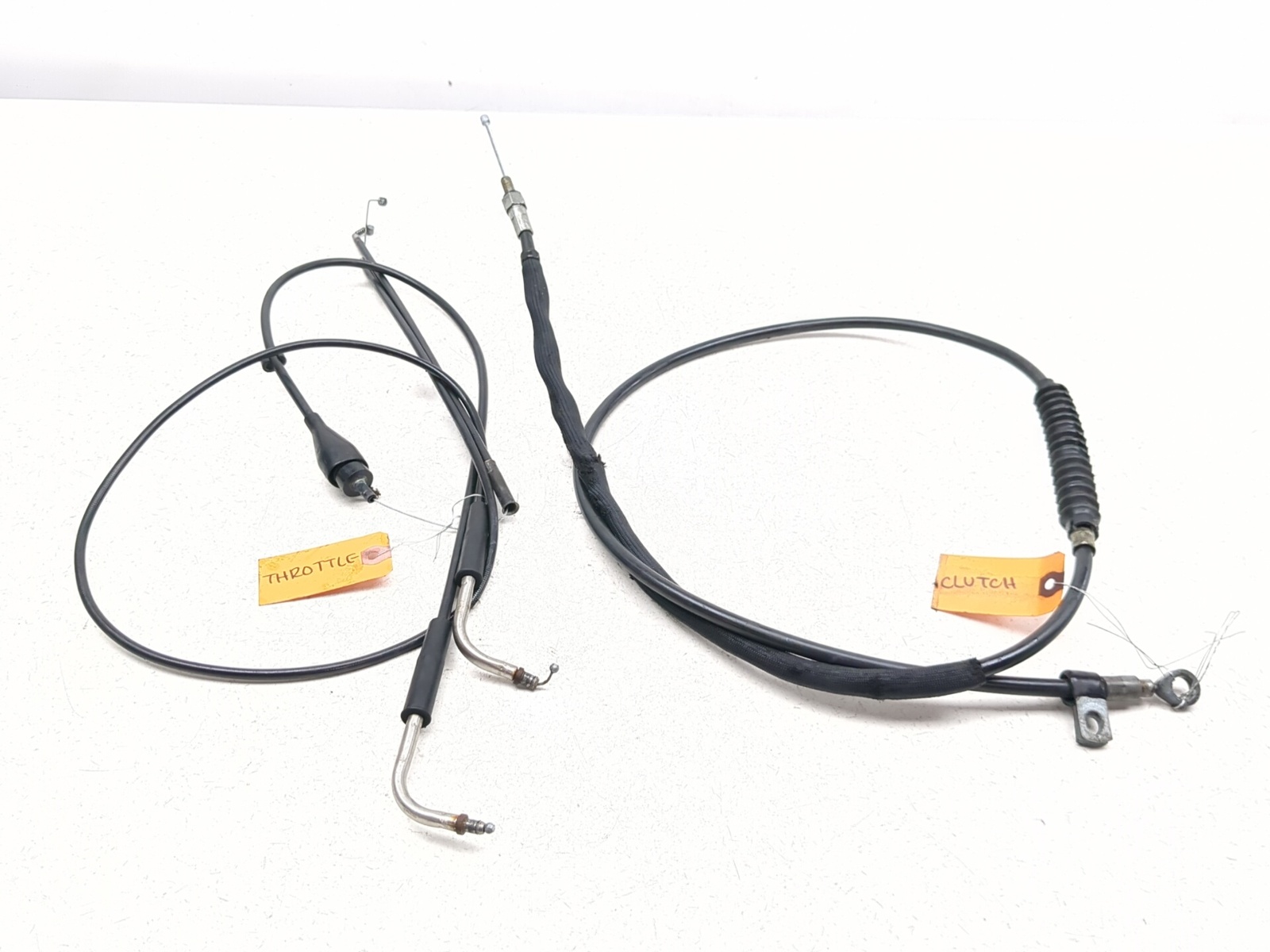 04-06 Harley Road King Custom FLHRSI Front Throttle Clutch Cable Set 56293-03