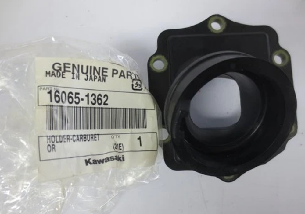 98-99 Kawasaki KX125 Carburetor Holder Intake Manifold Boot 16065