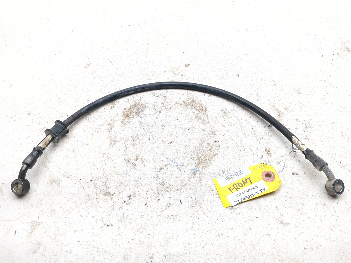 06 07 Suzuki GSXR 600 750 Front Caliper To Caliper Brake Line Hose