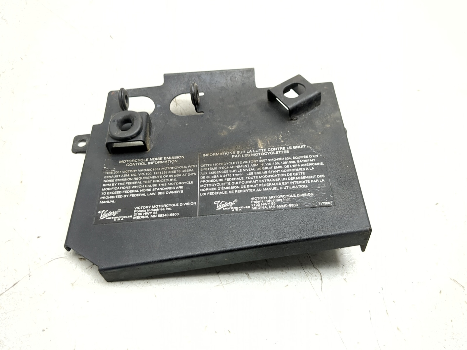 06-09 Victory Vegas 8 Ball Battery Box Cover