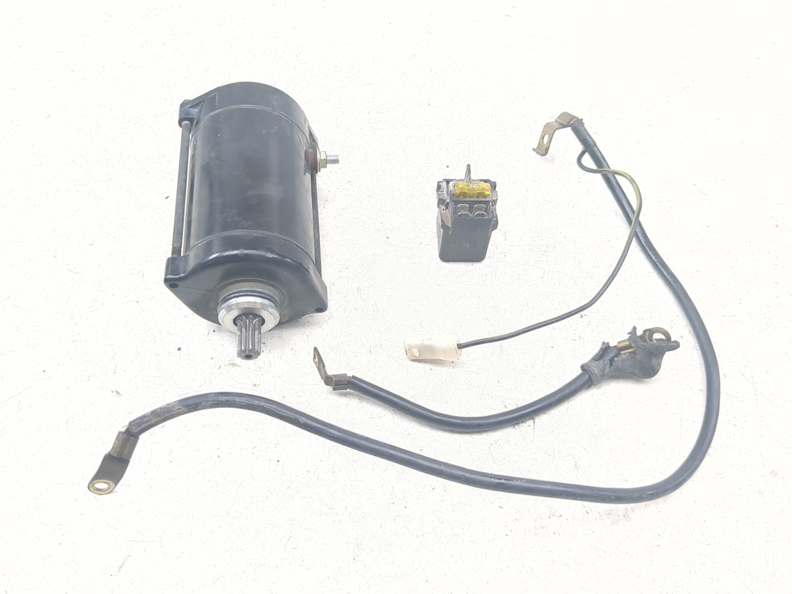 ハッピー 08-18 Kawasaki KLR 650 Starter Motor Solenoid Cable Set 21163-1108