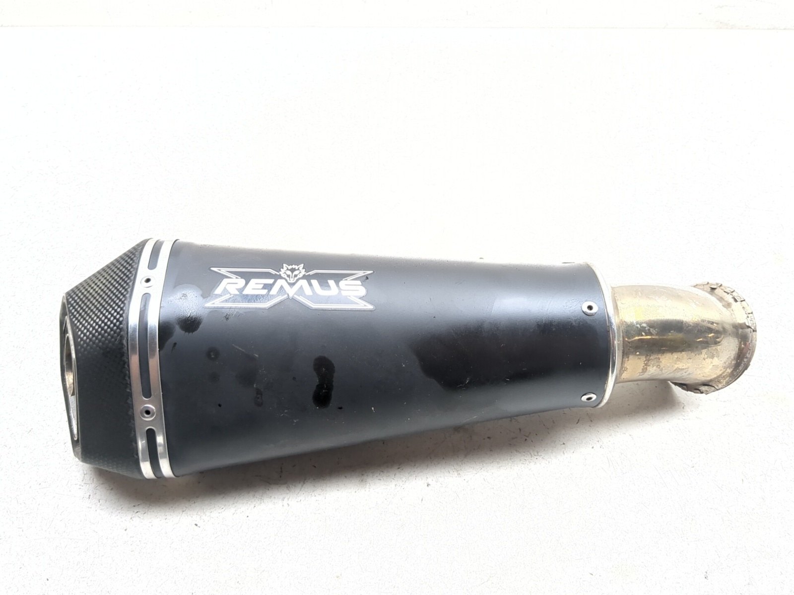 13-15 Ducati Hypermotard 821 Rear Right Remus Hypercone Exhaust