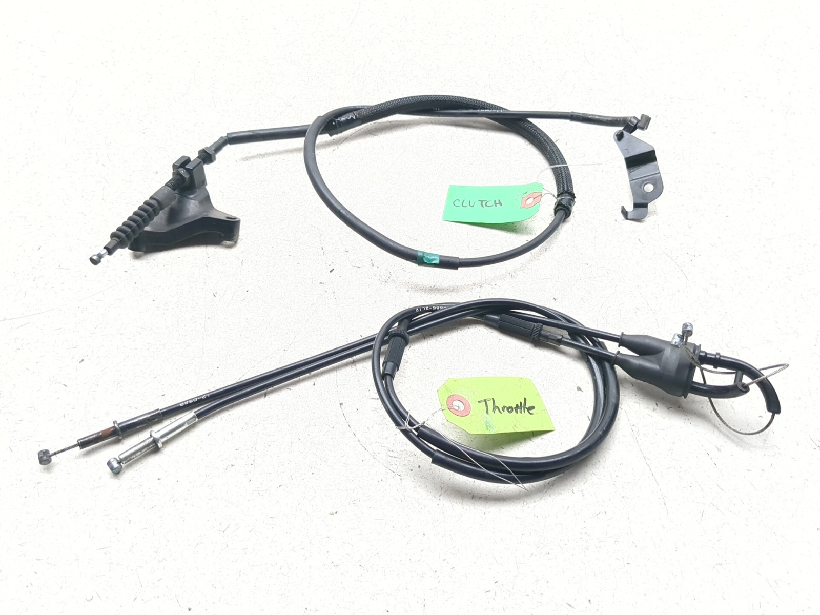 カーナビ 038384 19-23 Kawasaki Ninja ZX6R ZX636K Throttle Clutch Cable Set 54011