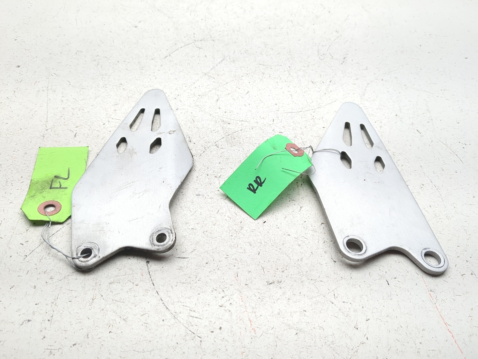 19-23 Kawasaki Ninja ZX6R ZX636K Rearset Heel Guard Set 55020-2226