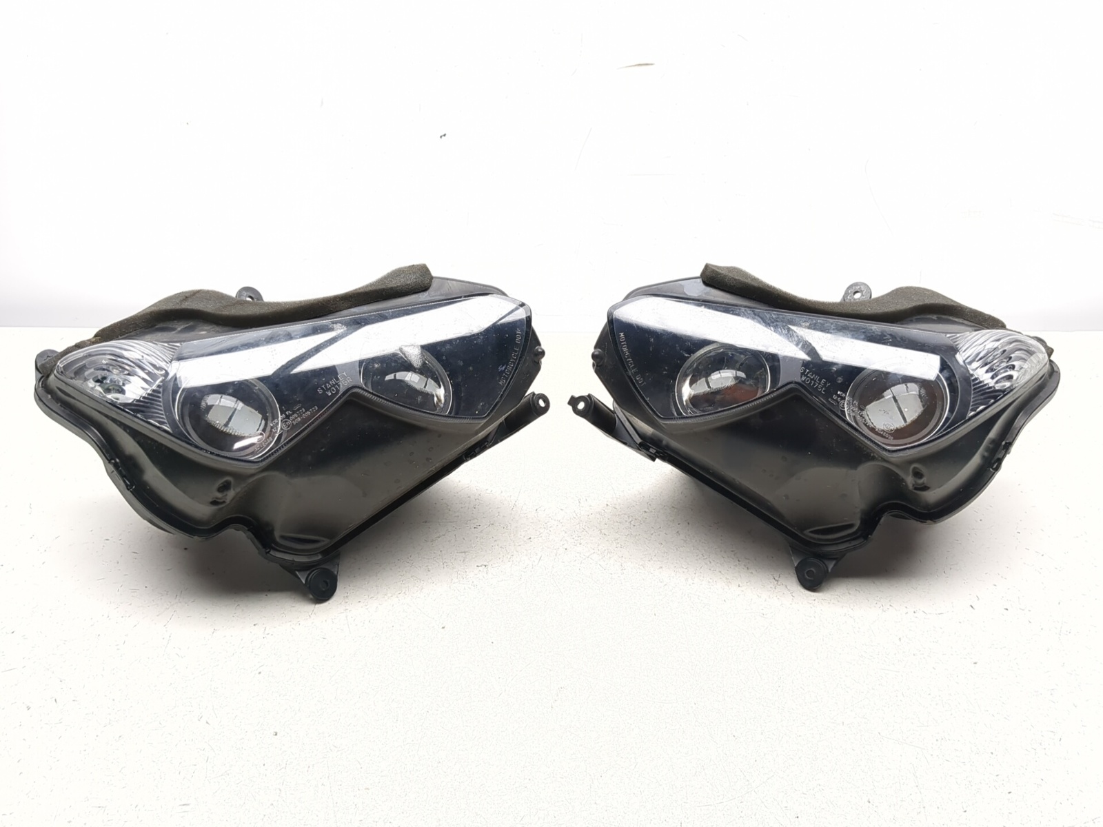 パーツ kazuwa14 12-23 Kawasaki Ninja ZX14 ZX1400 Front Headlight Assembly Set