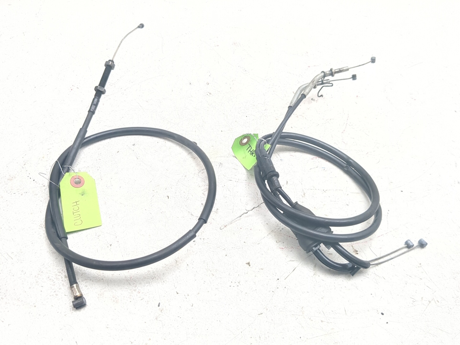 11-15 Kawasaki Ninja ZX10R ZX1000J Front Throttle Clutch Cable Set
