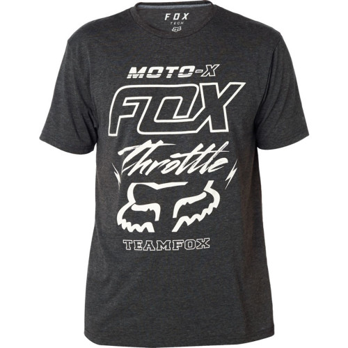 Fox Racing Open Box Throttles SS Tech Heather Black 20571